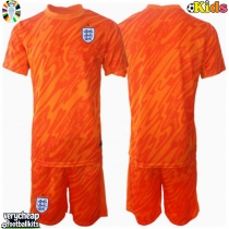 England Goalkeeper Replica Home Minikit Euro 2024 Short Sleeve (+ pants)